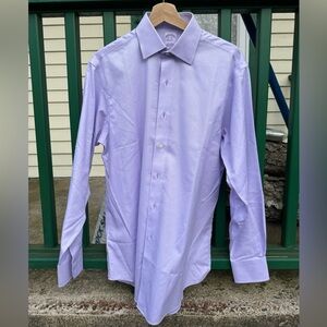 Brooks Brothers Madison Royal Oxford Light Purple Dress Shirt Size 15 34 NWOT